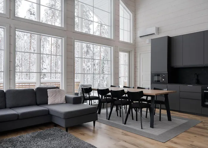 Chalet Taalontuuli Aurora & Forest Views Sleeps 10 Kittilä